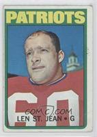 Len St. Jean All Football Cards
