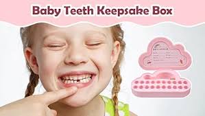 Amazon.com: ONCEBABY Baby Tooth Box, Tooth Boxes For Lost Teeth for Kids,  First Tooth Keepsake Box for Girls : Baby