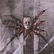 The scariest arachnids in australia; Spider With Skull Face Halloween Decoration Oriental Trading