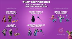 Here's a list of all fortnite skins and cosmetics on one page which can be searched by category, rarity or by name. Fortnite Item Shop Predictions Fortnite News