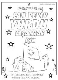 Zehra Betul Cuvoglu Adli Kullanicinin Boyama Etkinlikleri Panosundaki Pin Egitim Faaliyetleri Okuma Calismasi Ve 15 Temmuz