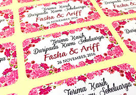 Related product you might see: Sticker Kahwin Murah Print