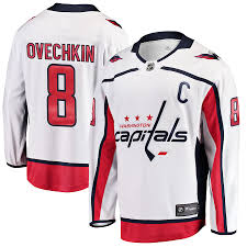The washington capitals will have a new alternate jersey modeled after their original away jersey for next season it will replace the team's current alternate jersey, the white vintage sweater the team wore for the 2011 winter classic in pittsburgh. Men S Fanatics Branded Alexander Ovechkin White Washington Capitals Breakaway Player Jersey