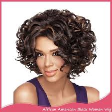 Modern, edgy and classic african american hairstyles always stand out in a crowd. Women S Short Curly Wig For Black Women African American Short Bob Hairstyles Synthetic Natural Black Brown Wig Afro Pelucas Wig Curly Wig Packagewig Party Aliexpress