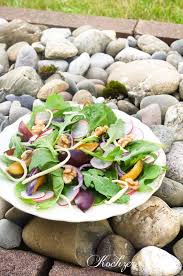 franzosische kuche salatteller franzosischer salat herbstsalat vinaigrette salat mit pflaumen salat mit bergkase wurzige spinat salat salat herbst salat