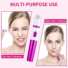 Areyzin Ear And Nose Hair Trimmer For Women Nose Hair Clipper Professional  Painless Nose Trimmer Ladies Eyebrow And Facial Hair Trimmer  Battery-Operated, Waterproof Dual Edge Blades For Easy Cleansing :  Amazon.ie: Beauty