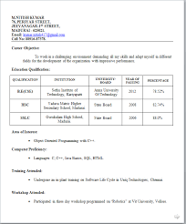 These days, a lot of firms use software programmers to filter prospective candidates. Sample Resume For Bank Jobs Freshers Best Resume Ideas
