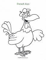 Also, you can download any images for free. Three French Hens Coloring Page Free Coloring Library