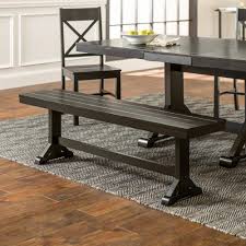 Same situation for the master suite—a storage. Walker Edison Furniture Company 60 Traditional Wood Trestle Dining Bench Antique Black Hdbw1bl The Home Depot