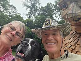 Photo bomb at Bernheim Forest