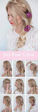 Hair Romance Side Braid Tutorial With Hair Extensions Braided Hairstyles Side Braid Hairstyles Braided Hairstyles Tutorials