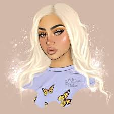 840 Curtidas 34 Comentarios Meriem Outlinexmeriem No Instagram Kristenhancher App I Digital Art Girl Cute Girl Drawing Black Girl Art