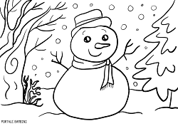 Winter Coloring Coloringpages Kidsactivities Inverno Disegni Stampate I Nostri Disegni Invernali Su Portale Disegni Colori Invernali Disegni Di Paesaggi