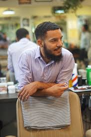 If your hair is too straight, a dramatic hairstyle like this. Barbers 5th Avenue Barber Shave Shop