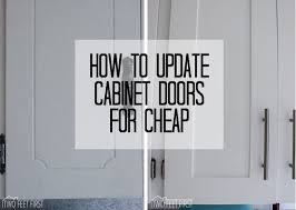 Update Cabinet Doors To Shaker Style For Cheap Diy Cabinet Doors Update Kitchen Cabinets Update Cabinets
