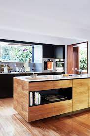 a japanese inspired home that is distinctly australian interior design kitchen timber decor island for with wheels
