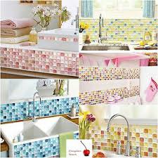 Faux subway tile backsplash wallpaper. Bathroom Kitchen Wall Decor 3d Stickers Backsplash Wallpaper Peel And Stick Tile Ebay