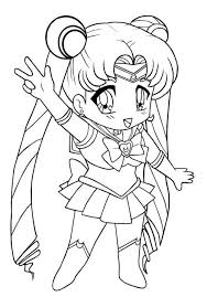 Sailor Moon Para Colorear