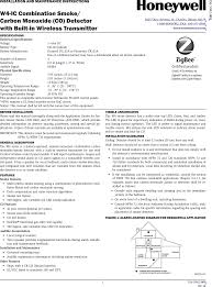 Carbon monoxide is a colorless, odorless, and tasteless gas that is extremely toxic. Honeywell W4iccombo Wireless Smoke Carbon Monoxide Co Detector User Manual Exhibit D Users Manual Per 2 1033 B3
