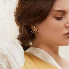 Check spelling or type a new query. Arcus Gold Color Metal Firework Stud Earrings Brinco Party Studs Earrings Big Earrings Walmart Com Walmart Com