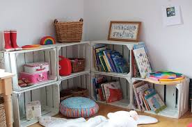 Regal Aus Weissen Weinkisten Self Out Of White Wine Boxes Kinderzimmer Kinder Zimmer