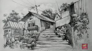 How To Draw And Shade Old Wooden Houses With Pencil Youtube Buy original art worry free with our 7 day money back guarantee. how to draw and shade old wooden houses with pencil