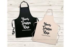 Download Black Apron Mockup Natural Beige Apron Template Mock Up By Mockupstation Thehungryjpeg Com
