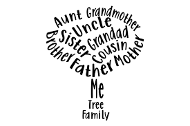 Download Family Tree Word Art Svg Cut File By Creative Fabrica Crafts Creative Fabrica PSD Mockup Templates