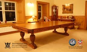 Tables are available for two to eight people. The Balmoral Dining Table Birmingham Billiards