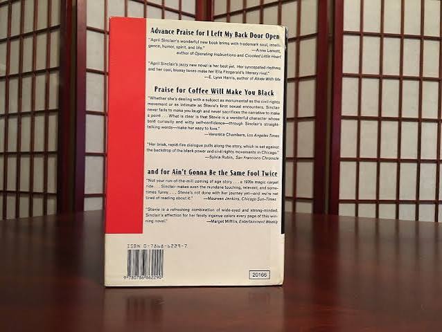 I Left My Back Door Open by April Sinclair (1999, Hardcover Copy)
