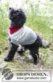 Wissenswertes rund um das thema hundepullover. Narvik Woof Drops 185 34 Kostenlose Strickanleitungen Von Drops Design