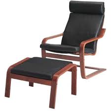 Ektorp armchair 24900 43 12. Ikea Poang Chair Armchair And Footstool Set With Black Leather Covers 303838 21129 82 Walmart Com Walmart Com