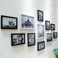 Put all your pictures and prints in matching frames. 11pcs Wall Hang Collage Black White Photo Frame Picture Displaywall Hanging Photo Frame Set Modern Art Home Room Office Decor Frame Aliexpress