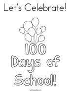 Looking for valentine's day coloring pages for your classroom or to print out at home? 100th Day Of School Coloring Page Twisty Noodle