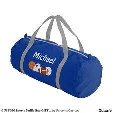 Custom Sports Duffle Bag Gift Personalized Zazzle Com Custom Duffle Bags Bags Fashionable Gym Bag