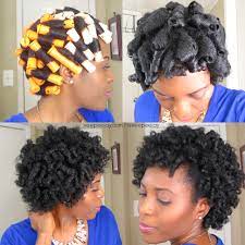 Perm Rod Set On 4c Natural Hair Perm Rod Set Natural Hair Perm Rods Natural Hair Styles
