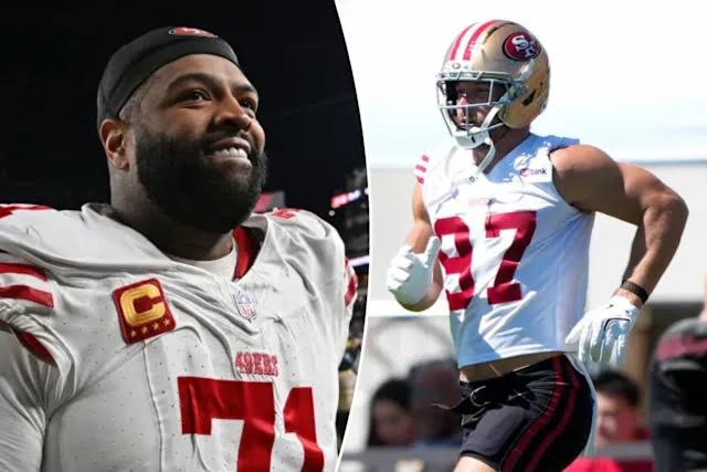 49ers' Trent Williams delivers stunning Nick Bosa injury observation - Yahoo Sports