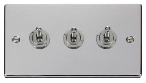 Maybe you would like to learn more about one of these? Scolmore Click Deco Polished Chrome Toggle Switch 3 Gang 2way Vpch423 Switch Lighting