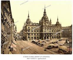 Graz, court house, Styria, Austro-Hungary. Date between ca. 1890 and ca,  Stock Photo, Picture And Rights Managed Image. Pic. MEV-10596613 |  agefotostock