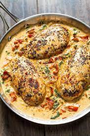 Spinach and chicken casserole in a creamy sauce is topped with mozzarella cheese creating an easy meal to prepare for busy weeknights. Pin On Chicken Recipes