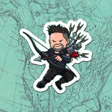 Maybe you would like to learn more about one of these? Hawkeye Sticker Sold By The Friendly Pigeon On Storenvy