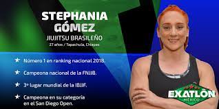 View the list and learn brazilian jiu jitsu from our world champion instructors at atos jiu jitsu academy, california. Exatlon Mexico Ù¹ÙˆØ¦Ù¹Ø± Ù¾Ø± Sabes Quien Es Stephania Gomez Nosotros Te Presentamos Algunos Datos De La Campeona De Jiujitsu Brasileno Para Que La Conozcas Entra Al Link Y Descubrela