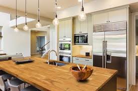 Recessed lighting up top adds a nice touch. Interbuild Shop Our Island Top And Butcher Block Island Top Products