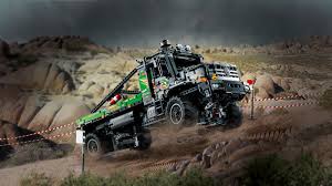 You probably have drooled over the custom zetros of the two mongolian businessmen and dream of something of sort. Lego Technic 42128 Heavy Duty Tow Truck 42129 4x4 Mercedes Benz Zetros Trial Truck Sets Are Online In The Shop Hoth Bricks