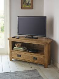 Rustic Corner Tv Unit In Solid Oak Oak Furnitureland Corner Tv Cabinets Corner Tv Stands Corner Tv