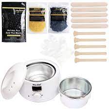 Home Economic Hot Film Hard Wax Beans Epilator Depilatory Set Wax Heater Pot 3 Bag Wax Beans 10 Wood Hard Wax Beans Cheap Hair Products Hair Removal Machine