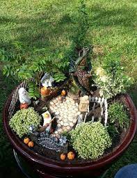The Themed Miniature Gardens From The Great Annual Miniature Garden Contest Part 4 Of 6 Miniature Garden Fairy Garden Diy Diy Halloween Fairy Garden