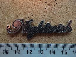 Sonata arctica ecliptica concert ticket power metal, nightwish, angle, text png. Nightwish Name Logo Metal Pins Riffs Merchandise