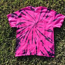 Black And Pink Tie Dye Shirt Pin On Handmade Tie Dye
