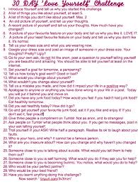 30 Day Love Yourself Challenge Challenges Writing Challenge Journal Challenge